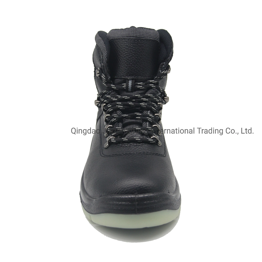 CE Steel Toe High Cut Leather Injection PU TPU Men Type Safety Footwear Work Shoes