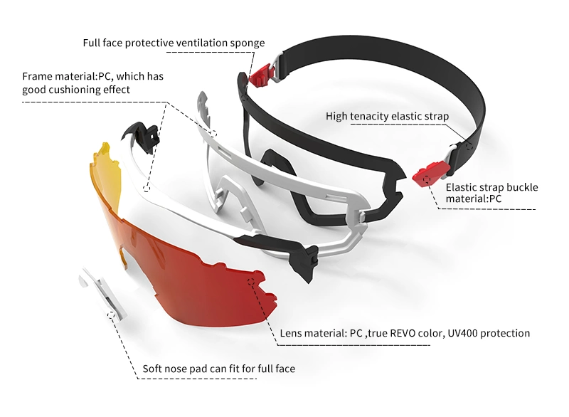 Sunok Brand New Replaceable Application Scenarios Cycling Ski Sports Eyewear