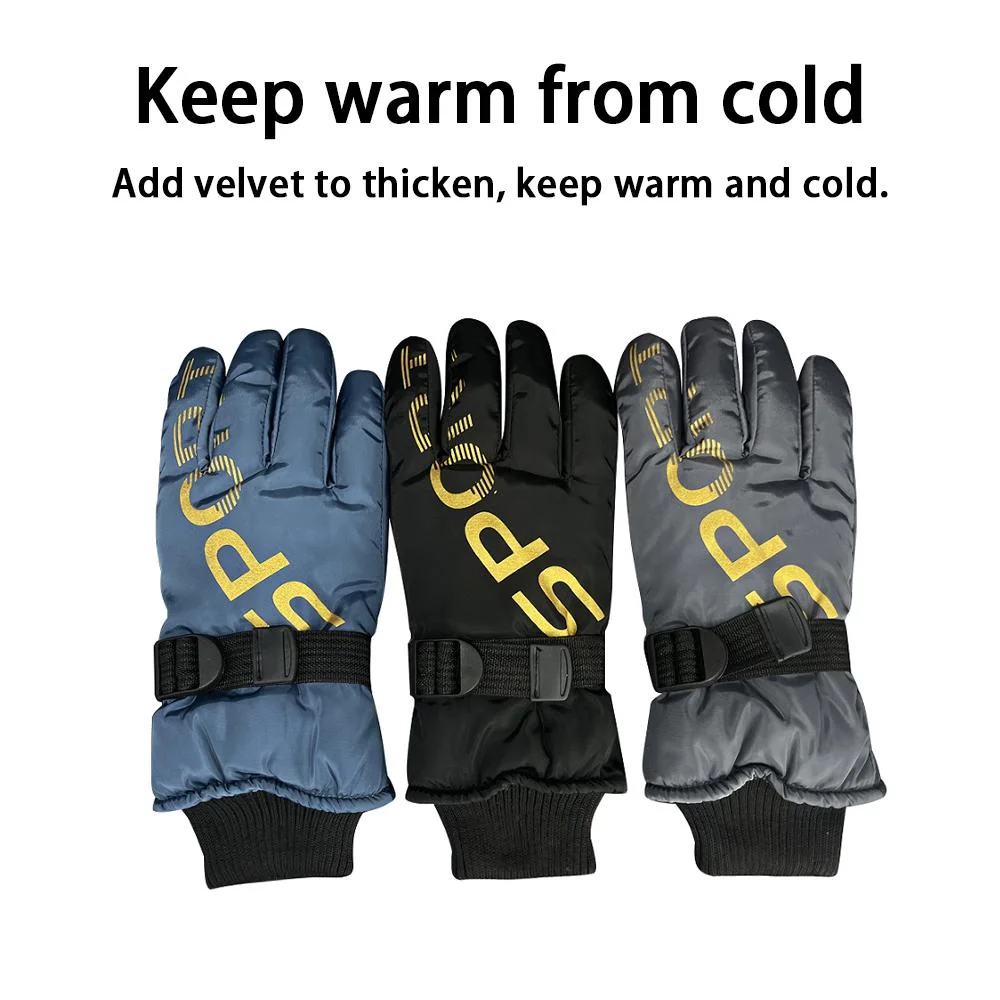 Winter Snow Warm Guantes De Esqui Riding Thermal Waterproof Ski Gloves Men for Snow