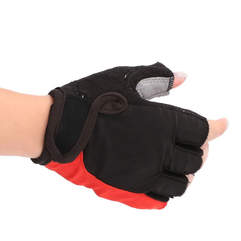 Wholesale Half Finger Women Man Sport Riding Bicycle Cycling Gloves