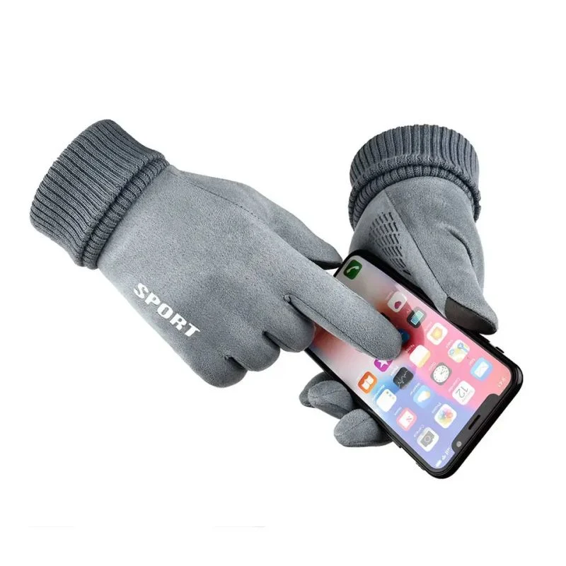 Custom Winter Touch Screen Gloves Man Thermal Gloves Drive Ride Screw Gloves Lady