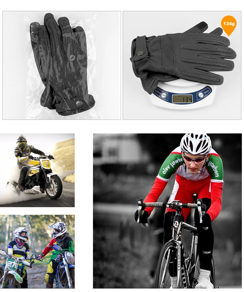 Touchscreen Motorcycle Gloves Full Finger Protective Racing Biker Riding Motocross Gloves for Men