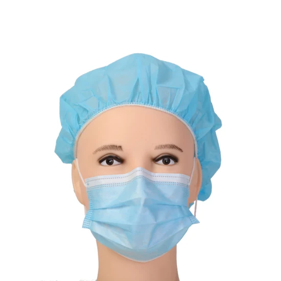 Disposable Mask Wholesale CE Standard Disposable Surgical Hospital Blue Face Mask 50PCS Per Box En 14683 Dust Earloop Face Masker Hospital Medical Use
