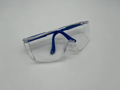 PC Lens PC Frame Industrial Anti-UV Safety Glasses with Adjustable Legs
