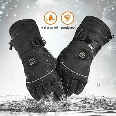 Wholesale Adult Warm Waterproof Adjustable Compression Electric Heating Gloves