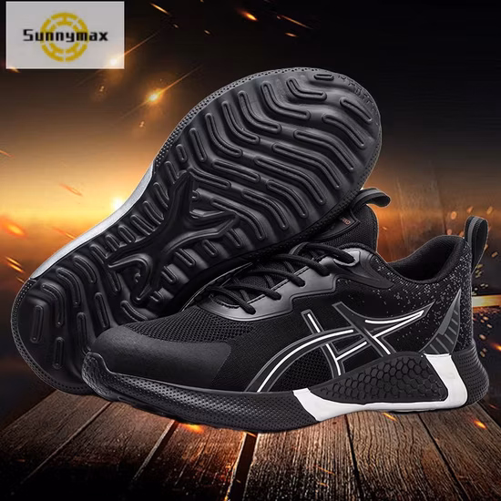 Hot Selling Popular Low Cut Black Safety Walking Shoes