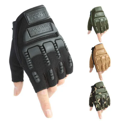 Outdoor Gloves Fingerless Glove for Shooting, Riding, Cycling