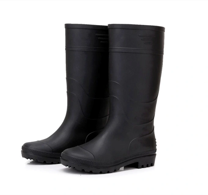 Rubber Boots Safety Rain Boots with Steel Toe and Steel Sole in Guangzhou