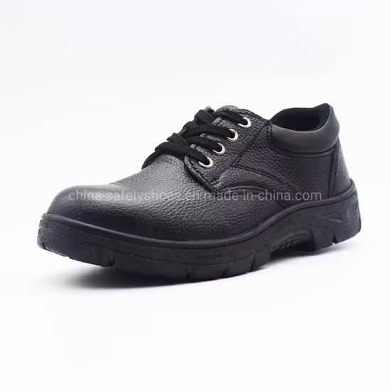 Cheaper Low Cut Men Genuine Leather Working Shoes/ Safety Shoes