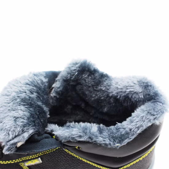 High Cut Genuine Leather Cattlehide Safety Shoes Working Shoes