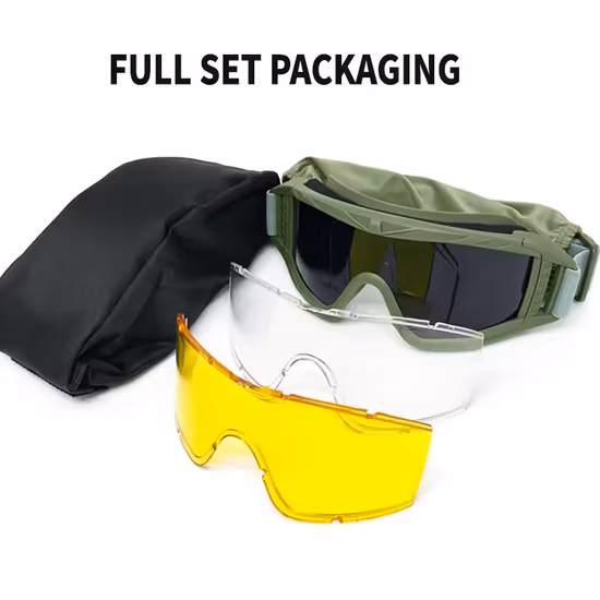 Manufacture Protective Dust-Proof Double-Sided Anti-Fog Goggles